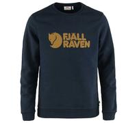 Fjällräven Logo Sweater Navy Blue Brown - XXL