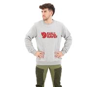 Fjall Raven - Crew-neck cotton sweatshirt - Fjällräven Logo Sweater M Grey Melange for Men - Size L Grey L
