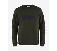 Fjall Raven - Men's organic cotton sweatshirt - Fjällräven Logo Sweater M Deep Forest for Men - Size S - Green Green S
