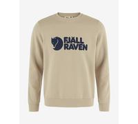Fjall Raven - Organic cotton sweatshirt - Fjällräven Logo Sweater M Fossil for Men - Size M - Beige Beige M