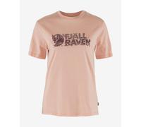 Fjällräven Lush Logo Short Sleeve T-Shirt Light Pink Women - XL