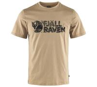 Fjällräven - Lush Logo T-Shirt - T-shirt size XL, sand