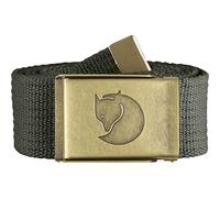 FJÄLLRÄVEN Men's Canvas Brass 4 cm. Belt, Mountain Grey, One size (120 cm)