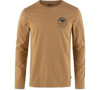 Fjällräven - Forever Nature Badge L/S T-Shirt - Longsleeve size S, orange