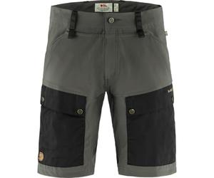 FJÄLLRÄVEN Men's Keb M Short with Two Pockets, Grey (Black/Stone Grey), 42