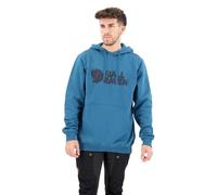 Fjällräven Mens Logo Hoodie M Sweatshirt, Deep Sea, L EU