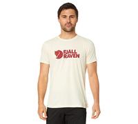 Fjällräven - Fjällräven Logo - T-shirt size S, sand/white