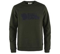 Fjällräven Mens Logo Sweater M Sweatshirt, Deep Forest, L EU