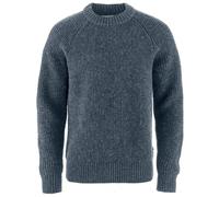 Fjällräven Men's Övik Waffle Knit M Sweatshirt, Navy, M