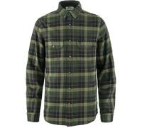 Fjällräven Men's Singi Heavy Flannel Shirt M T, Black/Deep Forest, 3XL
