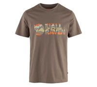 Fjällräven | Multicolor Logo T-shirt | Men's | Casual Tee | Suede Brown Small