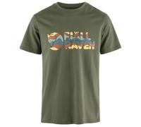 Fjällräven - Multicolor Logo T-Shirt - T-shirt size L, olive