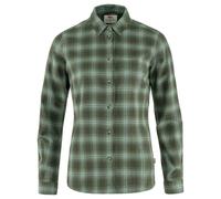 Fjall Raven - Brands - Övik Flannel Shirt W Deep Forest Patina Green for Women, in Recycled Polyester Green S