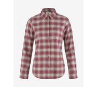 Fjällräven Övik Flannel Long Sleeve Shirt Pink M Women
