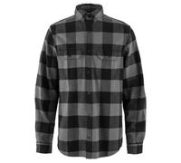 Fjällräven Övik Heavy Flannel Long Sleeve Shirt Black,Grey 2XL Men
