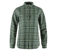 Fjällräven Övik Heavy Flannel Long Sleeve Shirt Green XL Woman