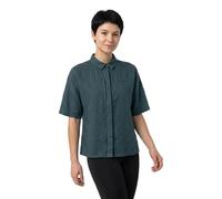 Fjällräven Övik Hemp Camp Short Sleeve T-shirt Blue M Women