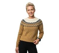 Fjällräven - Women's Övik Knit Sweater - Wool jumper size M, brown/sand