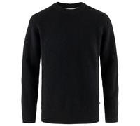 Fjällräven - Övik Rib Sweater - Wool jumper size S, black