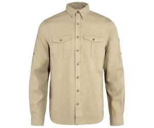 Fjällräven - Övik Travel Shirt L/S - Shirt size S, sand