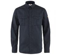Fjällräven - Övik Travel Shirt L/S - Shirt size XS, blue