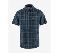 Fjällräven Övik Travel Short Sleeve Shirt Dark Blue - XL