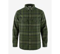 Fjall Raven - Organic cotton shirt - Övik Twill Shirt M Deep Forest Green for Men - Size XL Green XL