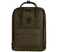 Fjällräven Re-Kanken Unisex Outdoor Rucksack available in Dark Olive - 38 x 27 x 13 cm