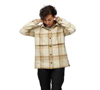 Fjällräven Singi Flannel Overshirt Long Sleeve Shirt Beige S Woman