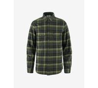 Fjällräven Singi Heavy Flannel long sleeve shirt olive green navy brown - XL