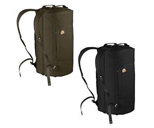 Fjällräven Splitpack Unisex Outdoor Duffel Rucksack available in Dark Olive - 33 x 58 x 33 cm