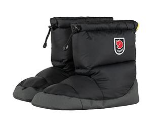 FJÄLLRÄVEN Unisex's Lightweight and Warm Boots for Use in Tent Or Cabin, Convenient to Carry with You. Shoe Covers, Black, S