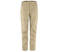 Fjällräven - Women's Abisko Hike Zip-Off Trousers - Zip-off trousers size 44 - Short, fossil