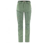 Fjall Raven - Convertible hiking trousers - Abisko Midsummer Zip-Off Trs W Jade Green Patina Green for Women - Size 34 EU Green