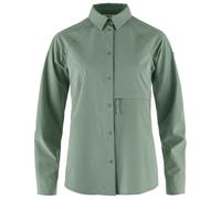 Fjällräven Abisko Trekking Long Sleeve Shirt Green M Women