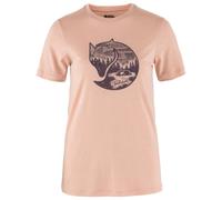 Fjällräven - Women's Abisko Wool Fox S/S - Merino shirt size XL, pink/sand
