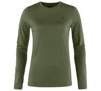 Fjällräven - Women's Abisko Wool L/S - Merino longsleeve size L, olive