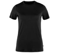 Fjällräven - Women's Abisko Wool S/S - T-shirt size L, black