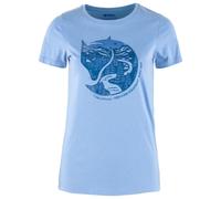 Fjällräven - Women's Arctic Fox Print - T-shirt size L, blue