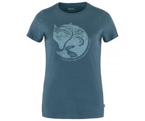Fjällräven - Women's Arctic Fox Print - T-shirt size XS, blue