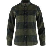 Fjällräven Women's Canada Shirt Trekking, Deep Forest/Dark Grey, XS