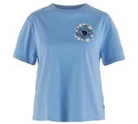 Fjällräven - Women's Fjällblomster Logo T-Shirt - T-shirt size S, blue