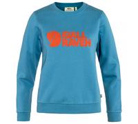 Fjall Raven - Organic cotton sweatshirt - Fjällräven Logo Sweater W Dawn Blue - Terracotta Brown for Women - Size XS Blue XS