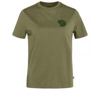 Fjällräven - Women's Fox Boxy Logo Tee - T-shirt size M, olive
