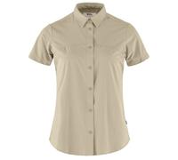 Fjällräven High Coast Lite Short Sleeve Shirt Beige S Woman