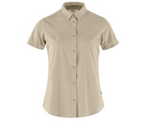 Fjällräven - Women's High Coast Lite Shirt S/S - Shirt size S, sand
