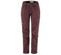 Fjall Raven - Hiking trousers - Kaipak Trousers Curved W Port for Women - Size 34 EU - Burgundy Burgundy 34 EU