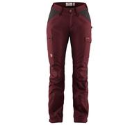 Fjällräven Kaipak Trousers Curved W Dark Garnet/Dark Grey 36 Outdoor Pants