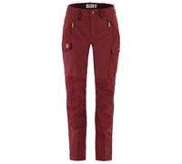 Fjällräven - Women's Nikka Trousers Curved - Walking trousers size 40 - Raw Length, red