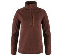 Fjällräven - Women's Övik Fleece Half Zip - Fleece jumper size L, brown